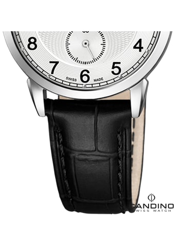 Candino Analog-Armbanduhr Candino Classic schwarz mittel (ca. 32mm)