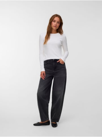 Vero Moda Mom Jeans in Black Denim