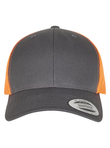 Flexfit Trucker - Classic in charcoal/neon orange