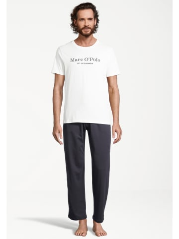 Marc O´Polo Bodywear Schlafanzug Mix & Match Cotton in Dark navy / white cotton