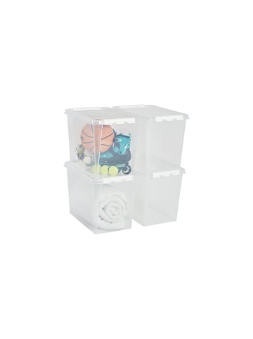 SmartStore 4er-Set Aufbewahrungsbox Classic Transparent 66L