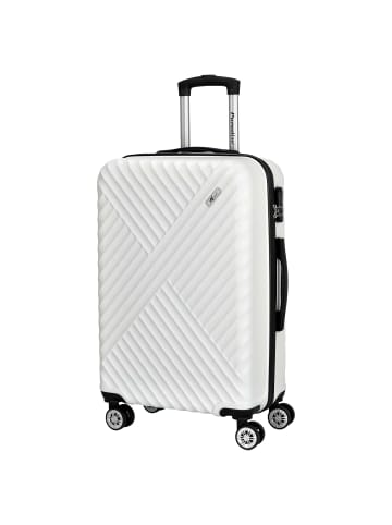 Paradise by CHECK.IN Kingston - 4-Rollen-Trolley 67 cm (lila) in weiß