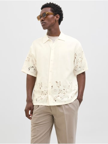 Jack & Jones Hawaii-Hemd in Cloud Dancer
