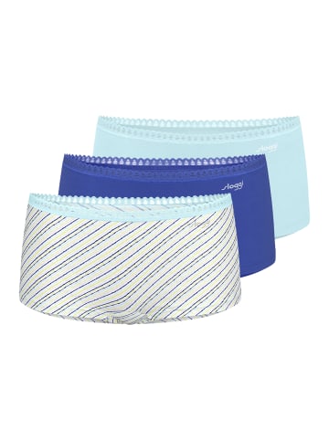 Sloggi Short Slip GO Crush in Blue-light combination
