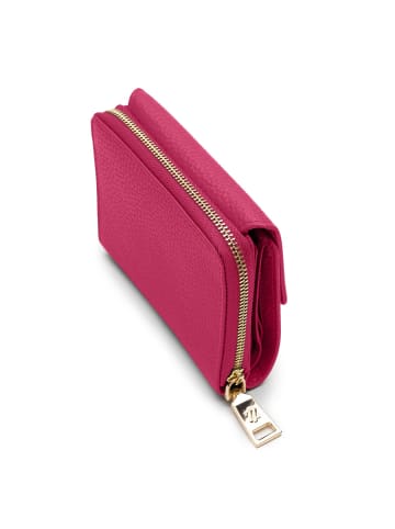 Lazarotti Bologna Leather Geldbörse Leder 12 cm in hot pink