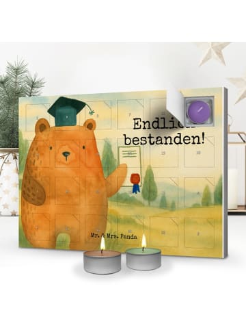 Mr. & Mrs. Panda Kerzen Adventskalender Bär Prüfung Design mit S... in Weiß