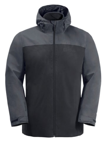 Jack Wolfskin Funktionsjacke 3 in 1 TAUBENBERG 3IN1 in Anthrazit