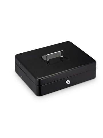 relaxdays Geldkassette in Schwarz