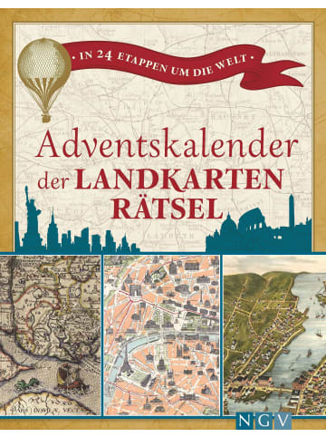 Naumann & Göbel Adventskalender der Landkartenrätsel. In 24 Etappen um die Welt | Logikrätsel...