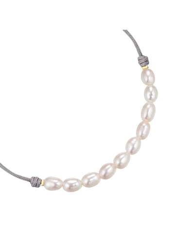 Glanzstücke München Armband aus Edelstahl mit Süßwasser-Zuchtperle in gelbgold