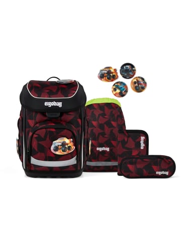 Ergobag Cubo Schulranzen Set 5-tlg. UnaufhaltBär in rot