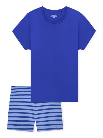 Schiesser Pyjama Casual Essentials in royal