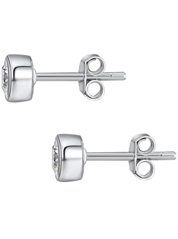 Trilani Ohrstecker aus Sterling Silber mit Zirkonia in silber