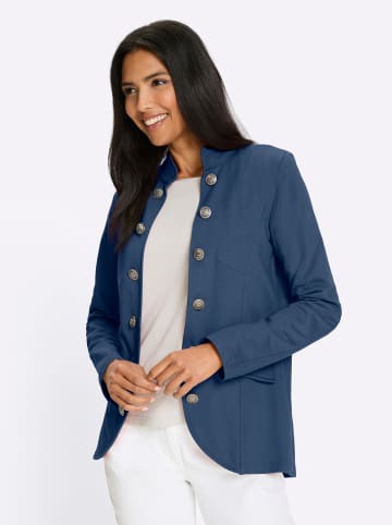 Sieh an! Shirtjacke in jeansblau