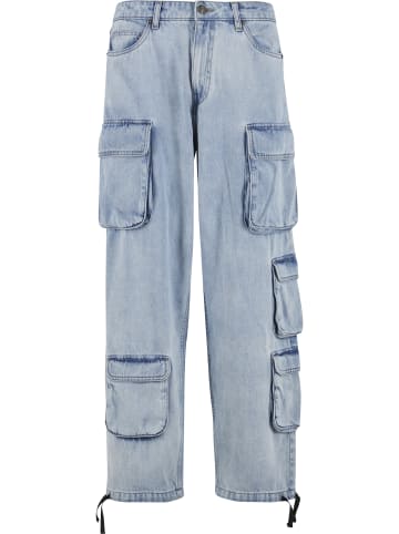 Urban Classics Cargo Trouser in new light blue washed