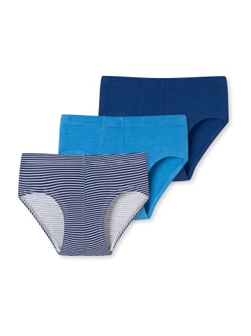 Schiesser Slip 95/5 Organic Cotton in Blau