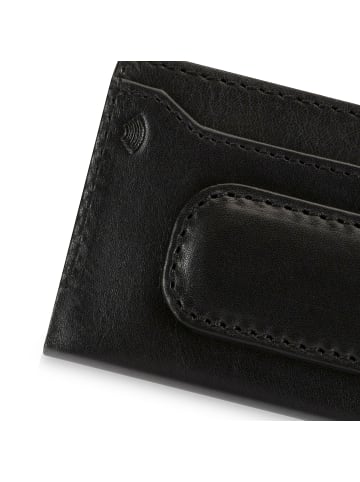 Jekyll & Hide Kreditkartenetui RFID Schutz Leder 10 cm black