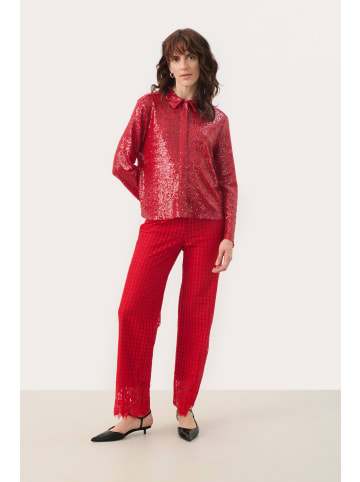 PART TWO Langarm-Hemd MabellePW Lockere Passform in Salsa