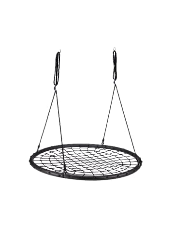 relaxdays Nestschaukel in Schwarz - Ø 120 cm