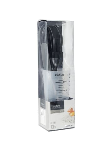 La Cucina Backzubehör, 4er-Set in Schwarz, (B) 8 x (H) 29,7 x (L) 8 cm
