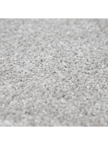 KADIMA DESIGN Waschbarer Teppich waschmaschinenwaschbar Unifarben Küche, Flur in Silber