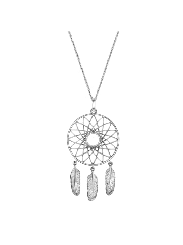 Glanzstücke München Halskette Feder Sterling Silber in silber