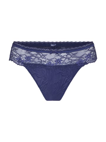 Linga Dore String DAILY in Blue ribbon jacquard