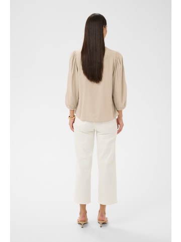 Kaffe Kurzarm-Bluse KAmilia Regular fit in Feather Gray