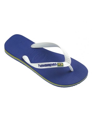 Havaianas Tong Kinder Brasil Logo Blau
