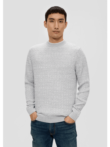 s.Oliver Strickpullover langarm in Grau