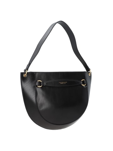 The Bridge Bettina Schultertasche Leder 40 cm in nero