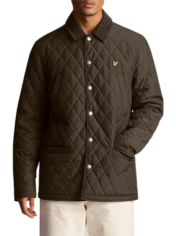 Lyle & Scott Steppjacke in Olivgrün