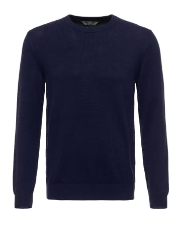 Way of Glory Way of Glory WAY OF GLORY Herren Pullover mit Rundhals-Ausschnitt in navy