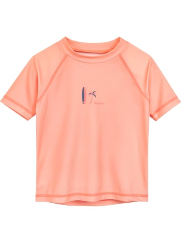 Playshoes UV-Schutz Shirt 1/2-Arm Surfbrett Palme in altrosa