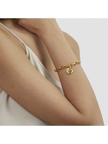 s.Oliver Armband Chunky Heart in gold