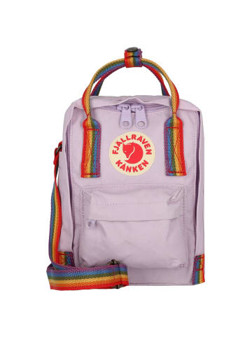 FJÄLLRÄVEN Kanken Rainbow Sling Umhängeriemen 15 cm in pastel lavender-rainbow