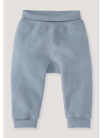 Hessnatur Wollfrottee-Hose in helles jeansblau