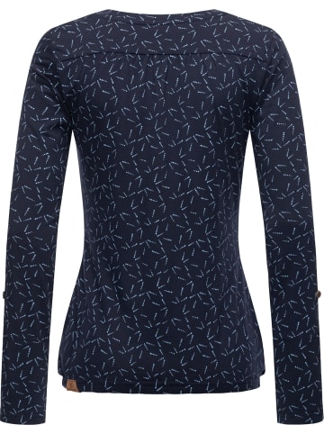 ragwear Langarmshirt Pinchi Dots in Navy