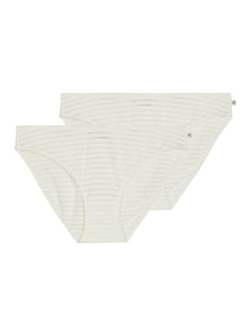 Marc O´Polo Bodywear Slip Second Skin Jacquard in White cotton