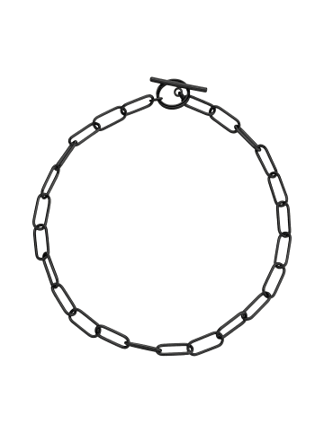 LIEBESKIND BERLIN Halskette The Short T-bar in schwarz