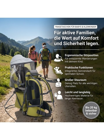 fillikid Rückentrage Explorer Elite Exklusiv in Grün