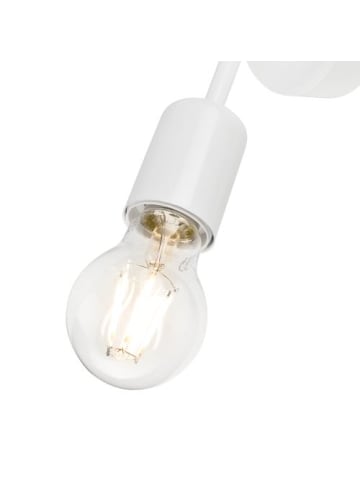 Licht-Erlebnisse Wandlampe (B)8 x (H)18 cm in Weiß