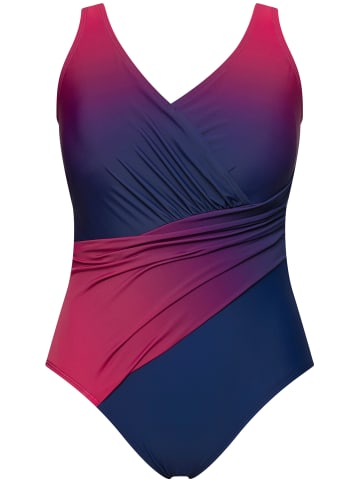 Ulla Popken Badeanzug in marine