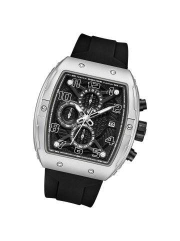 Police Multifunktion-Armbanduhr Police Coswig schwarz extra groß (ca. 42x50mm)