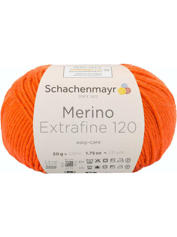 Schachenmayr since 1822 Handstrickgarne Merino Extrafine 120, 50g in Orange