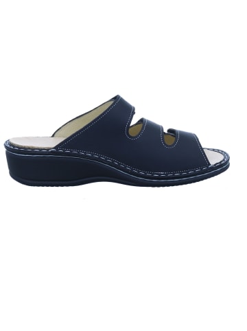 Finn Comfort Pantoletten PISA in Schwarz/weiß