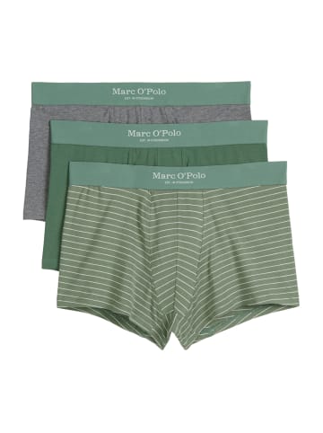 Marc O'Polo Retro Pants Trunk Essentials in sage stripe/grey mel/dark sage