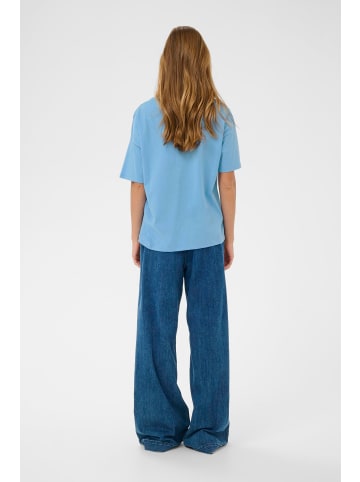 Kaffe T-shirt KAluna Loose fit in Azure Blue