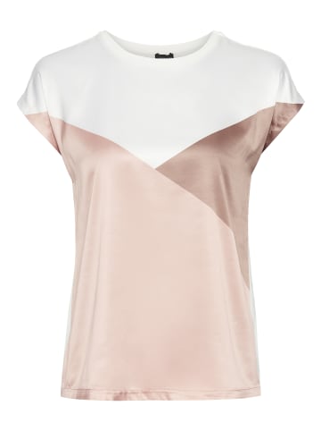 Laura Scott Shirtbluse in ecru-rosa-taupe