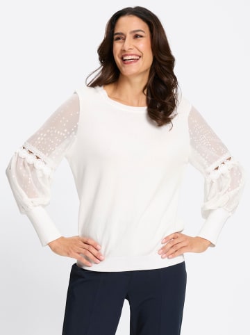 WITT WEIDEN Feinstrick-Pullover in ecru